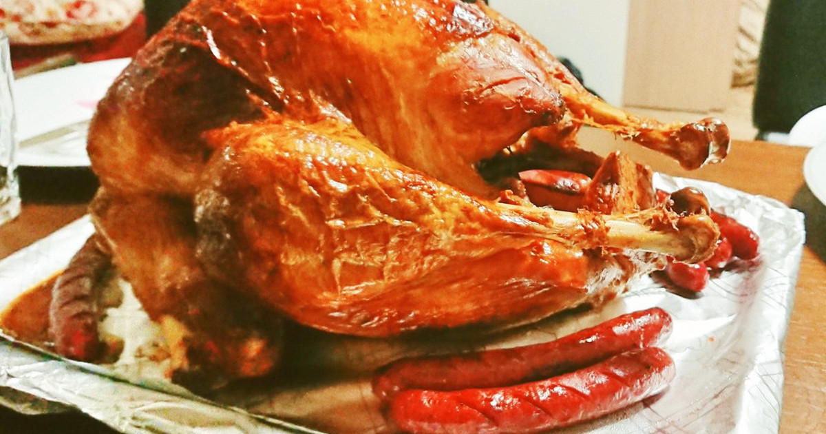 ターキーのガーリックハーブバターロースト レシピ