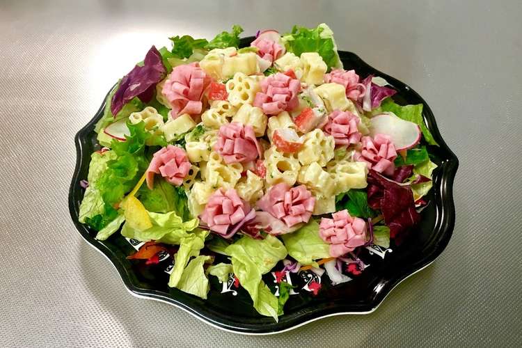 市販のサラダミックスで簡単お花のサラダ レシピ 作り方 By Whindy クックパッド 簡単おいしいみんなのレシピが368万品