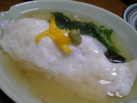 鱈のとろろ蒸し