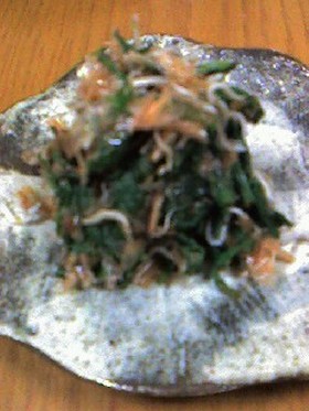 春菊の和え物