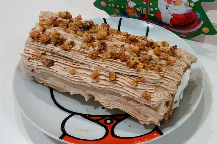 マロンクリームのチョコレートロールケーキ レシピ 作り方 By ぱほぞう クックパッド 簡単おいしいみんなのレシピが359万品