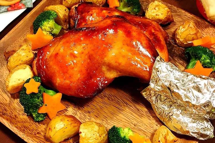 漬けて焼くだけ 簡単 本格ローストチキン レシピ 作り方 By 二姫一太郎ママ クックパッド 簡単おいしいみんなのレシピが352万品