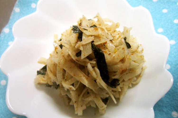 海苔がうまい 彡大根サラダ レシピ 作り方 By 森くまママ クックパッド 簡単おいしいみんなのレシピが352万品