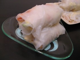 ちょっと変った私の生春巻き♪