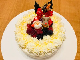 クリスマス レアチーズケーキ
