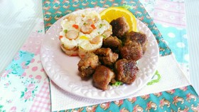 焼売deコロコロステーキ風?!