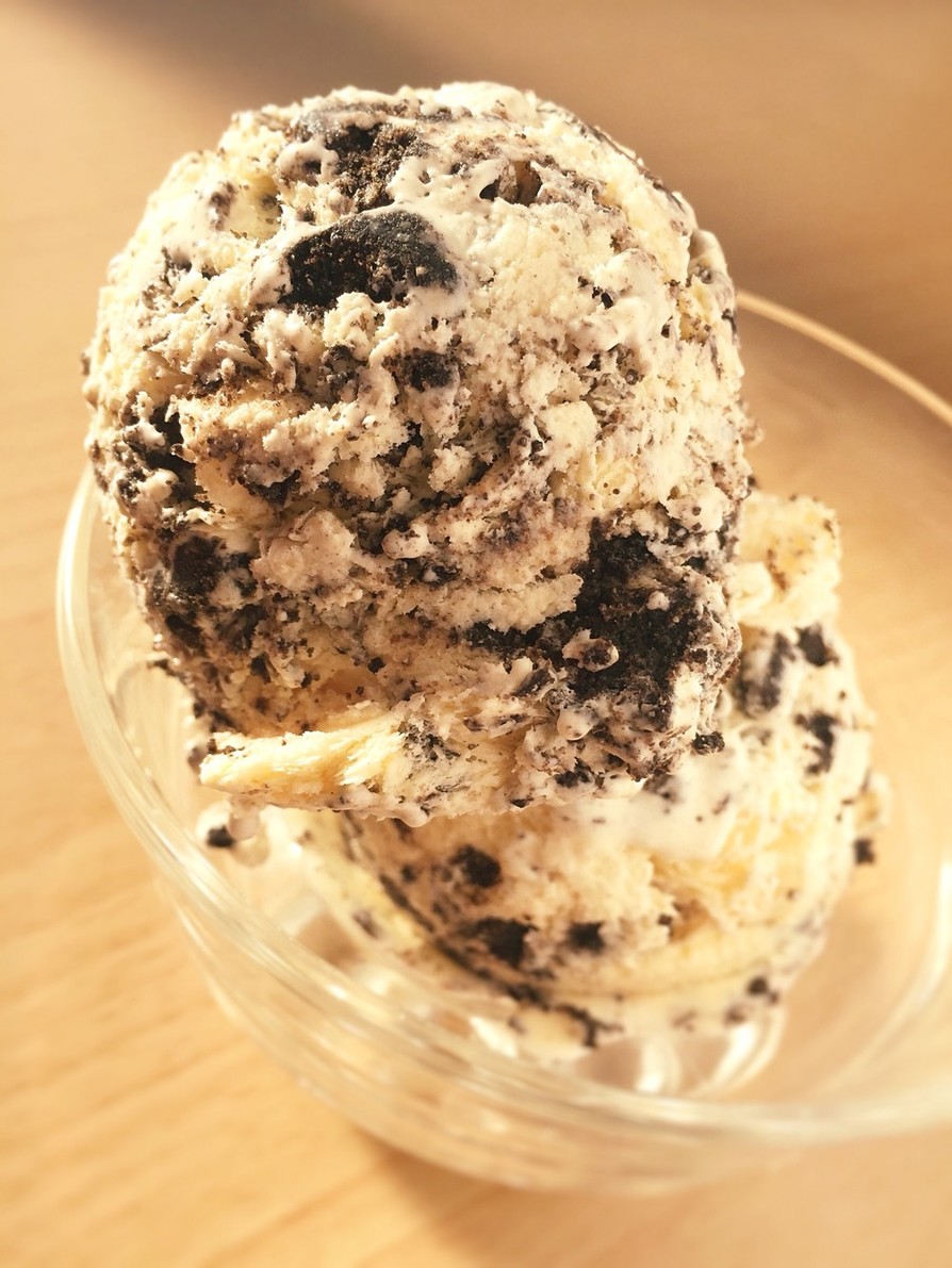 糖質制限◆簡単クランブルでクッキーアイスの画像