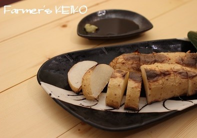 【農家のレシピ】焼き長芋の写真