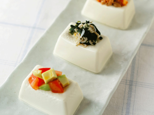 3種ののっけ豆腐