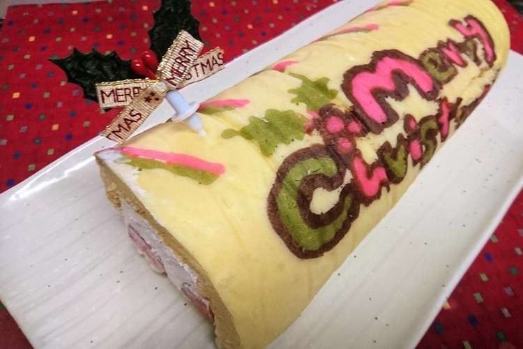 ｈｍで クリスマス デコロールケーキ レシピ 作り方 By ｓ４ クックパッド 簡単おいしいみんなのレシピが350万品