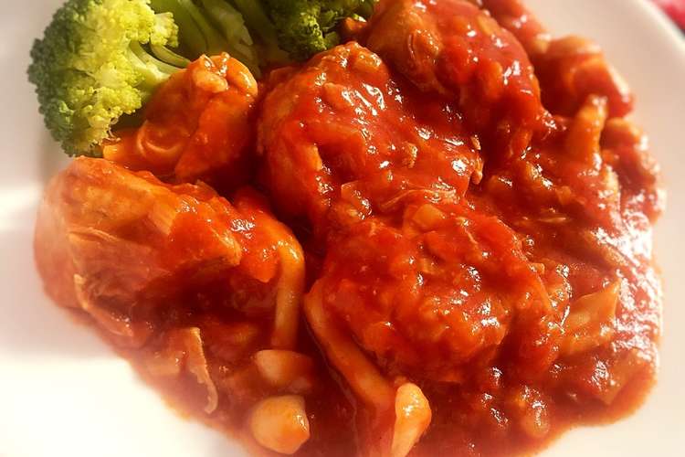 豚ヒレ肉の簡単トマト煮込み レシピ 作り方 By なむい クックパッド