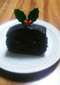 ラムレーズンクルミのチョコパウンドケーキ
