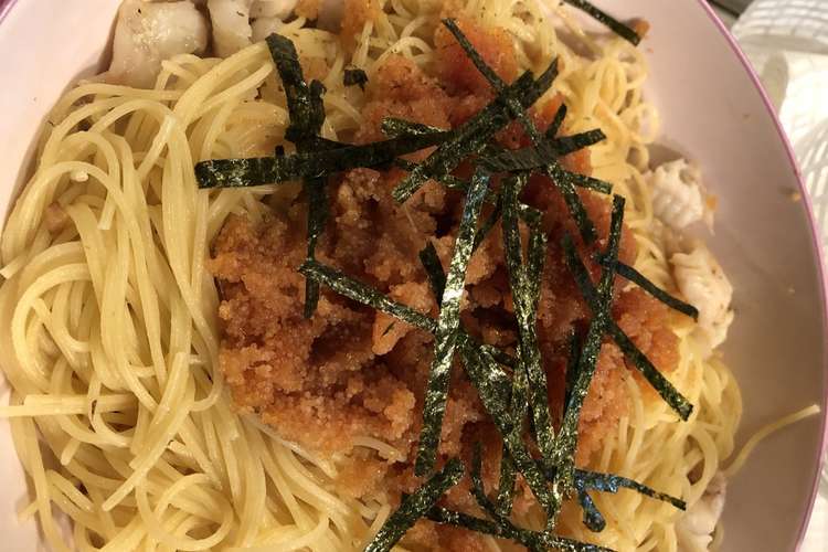 ギスカジカの親子パスタ激ウマ レシピ 作り方 By 酒のつまみ研究会 クックパッド 簡単おいしいみんなのレシピが352万品