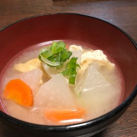 圧力鍋で加圧1分☆根菜の味噌汁