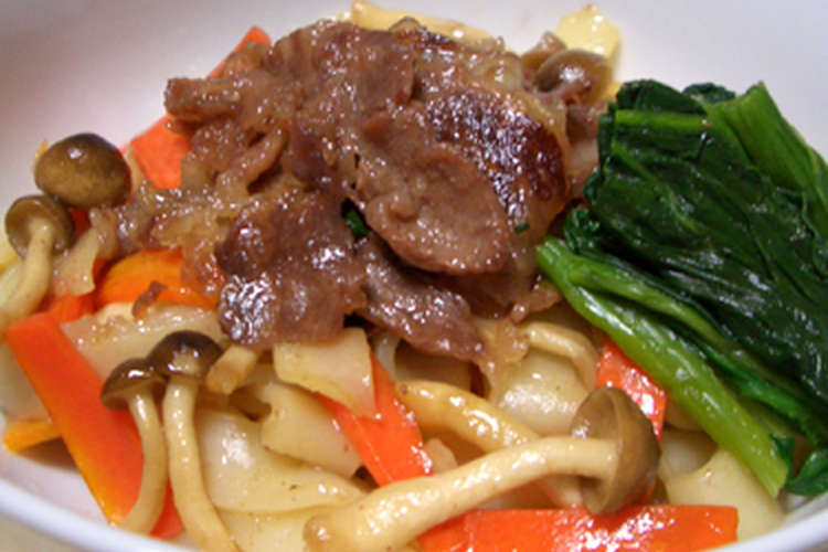 甘辛すき焼き風おうどん レシピ 作り方 By りぇo クックパッド 簡単おいしいみんなのレシピが359万品
