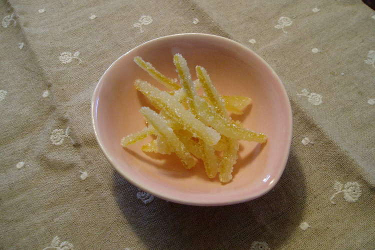レンジでらくらく レモンピール レシピ 作り方 By みぃぱん クックパッド 簡単おいしいみんなのレシピが351万品
