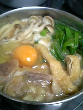 我が家の味噌煮込みうどん♪