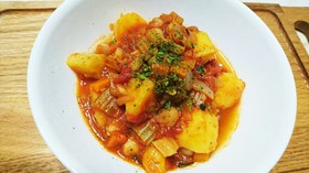 トマト煮☆食べるスープ