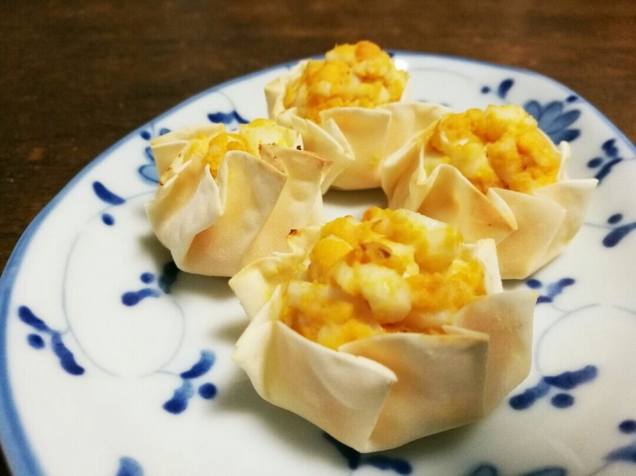 ✳金山寺味噌使用✳ゆで卵のマヨ味噌餃子の画像