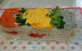 ★カラフルな押し寿司★