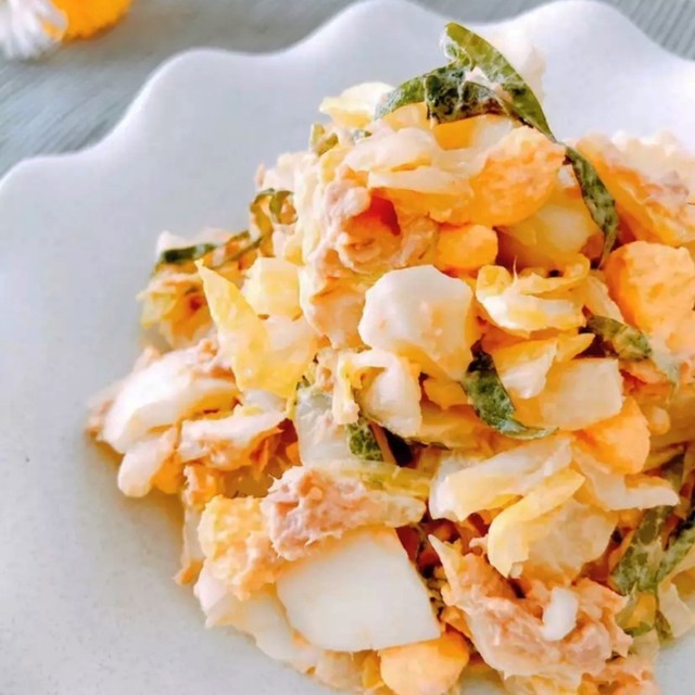 デパ地下風 白菜と卵のレモン風味サラダ レシピ 作り方 By Santababy クックパッド 簡単おいしいみんなのレシピが360万品