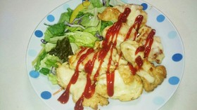 鶏胸肉で簡単チーズピカタ♪