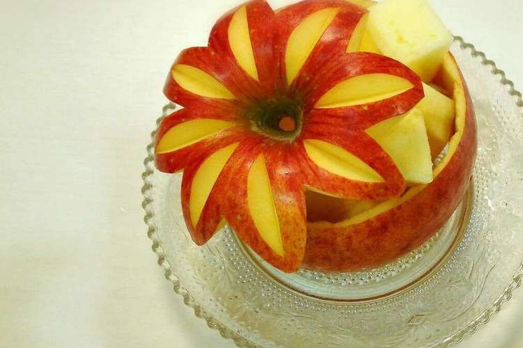 簡単りんごの飾り切り レシピ 作り方 By さくさきら クックパッド 簡単おいしいみんなのレシピが358万品