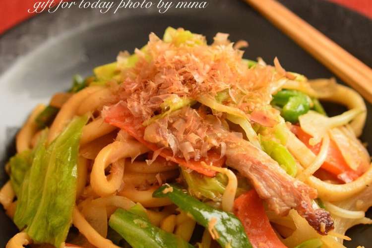 簡単 酒粕入り焼うどん レシピ 作り方 By Mina37 37 クックパッド