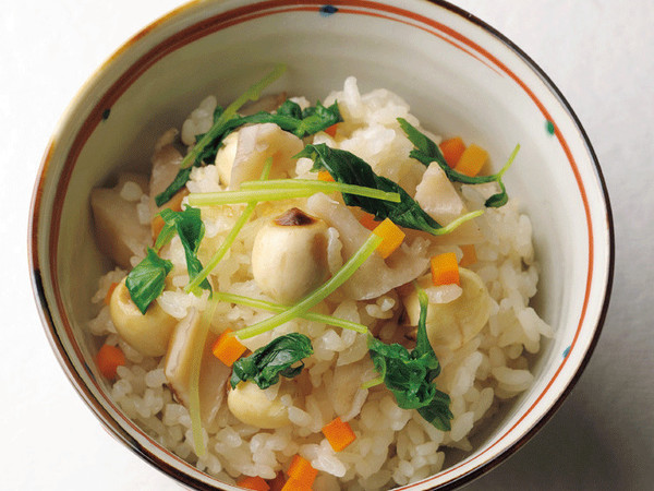 蓮根親子ごはん
