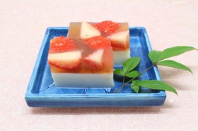 お正月におめでたい*紅白寒天