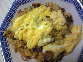 韓国風?納豆オムライス♡