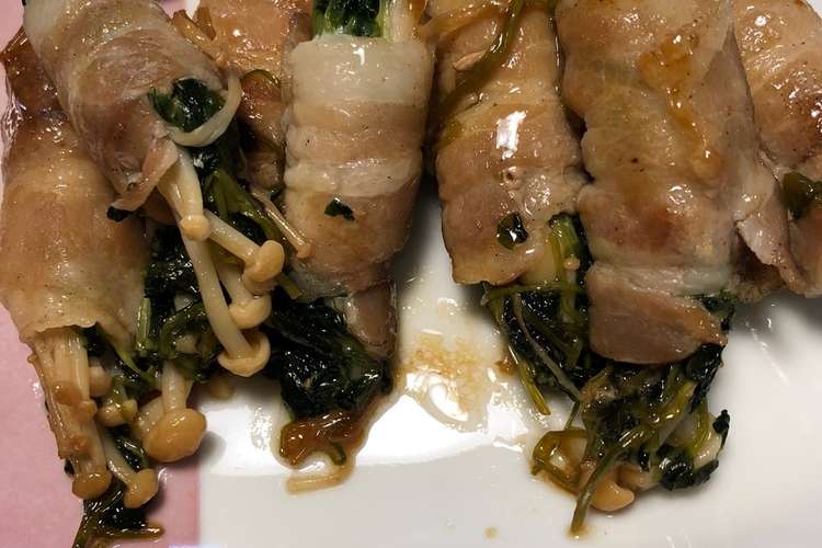 めっちゃ簡単 えのきと豆苗の肉巻き レシピ 作り方 By Noalu521 クックパッド 簡単おいしいみんなのレシピが350万品