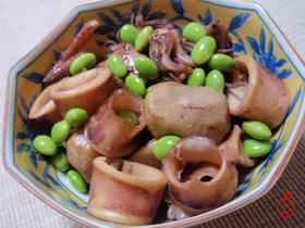 イカとさといもの簡単煮物