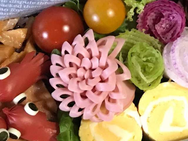 ぜいたく花 キャラ弁 最高の花の画像