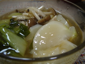 圧力鍋で★カブとキノコのうま煮