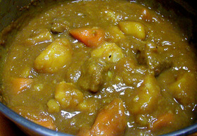 圧力鍋で作るカレー