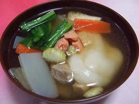 しるもち(東京では雑煮という物)