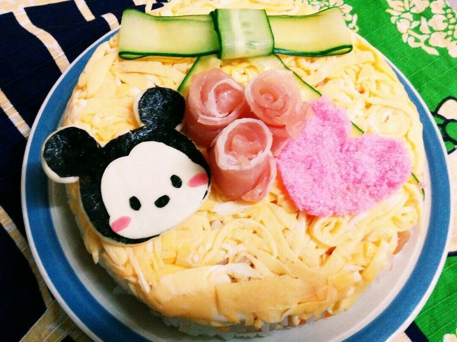 ちらし寿司ケーキの画像