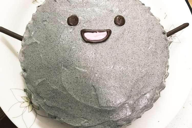 すみっこぐらし キャラケーキほこりくん レシピ 作り方 By なっつ クックパッド 簡単おいしいみんなのレシピが349万品