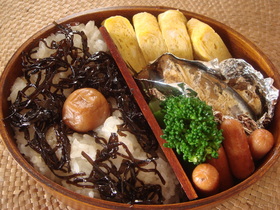 ちょま弁23.いわしの梅肉煮弁当