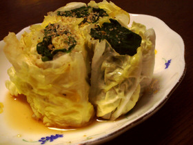 ◆◇白菜とほうれん草の簡単副菜◇◆