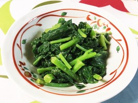 簡単☆5分で出来る明日葉の酢みそ和え♪