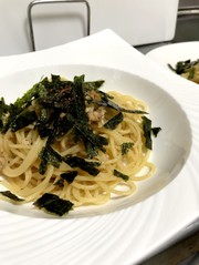 おでん出汁パスタの写真