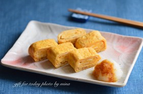 ふんわりおいしい!酒粕入り玉子焼き