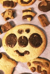 4歳娘ホットケーキミックスでクッキー作り