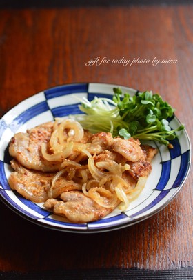 酒粕入り生姜焼き