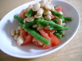 腸じょうぶに!大豆のサラダ