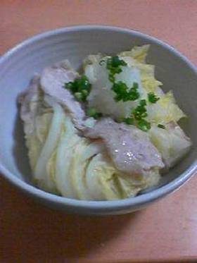 豚肉と白菜の蒸し物☆
