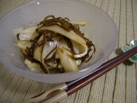大根と昆布の浅漬け