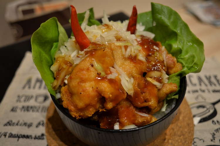 オニからあげ丼 レシピ 作り方 By クックp3je3w クックパッド